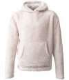 BH201 Brand Lab Unisex Fluffy Fleece Hoodie Natural colour image
